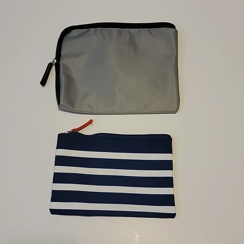 Tumi Delta and Air France zipper pouches